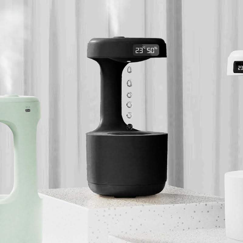 Anti-Gravity Humidifier - Bedroom Clock Water Drop Diffuser - Vezir