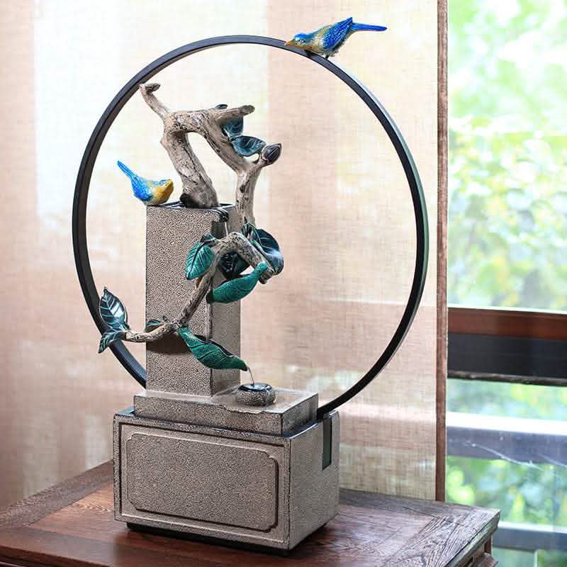 Indoor Rockery Water Fountain - Creative Living Room Decor - Vezir