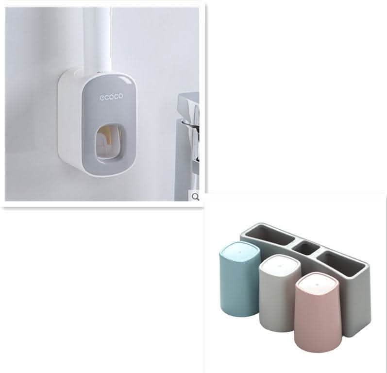 Automatic Toothpaste Dispenser - Wall Mount Bathroom Set - Vezir