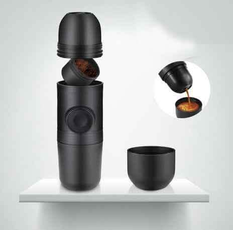 Portable Mini Coffee Machine - Compact Espresso Maker - Vezir