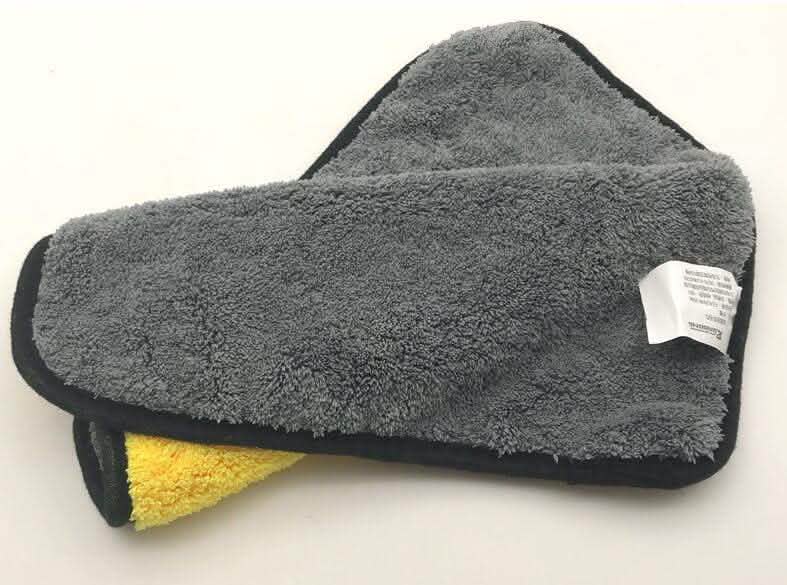 Dual-Sided Car Wash Towel - Microfiber Cleaning Cloth - Vezir