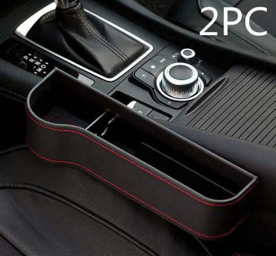 Car Storage Box - Leather Plastic Organizer Container - Vezir