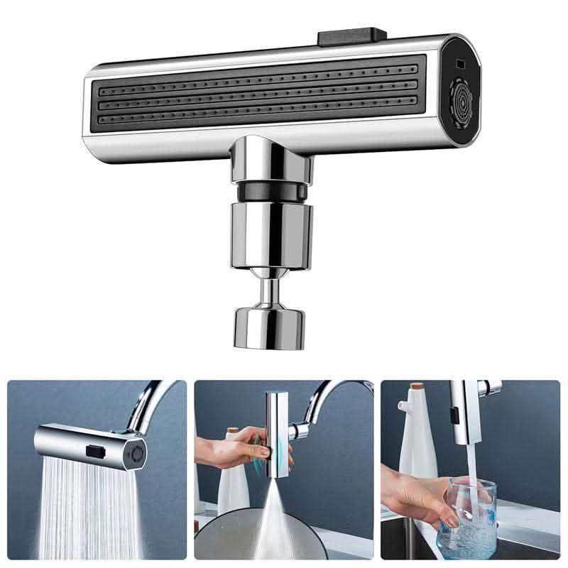 Kitchen Faucet Waterfall Outlet - Universal Rotating Bubbler - Vezir