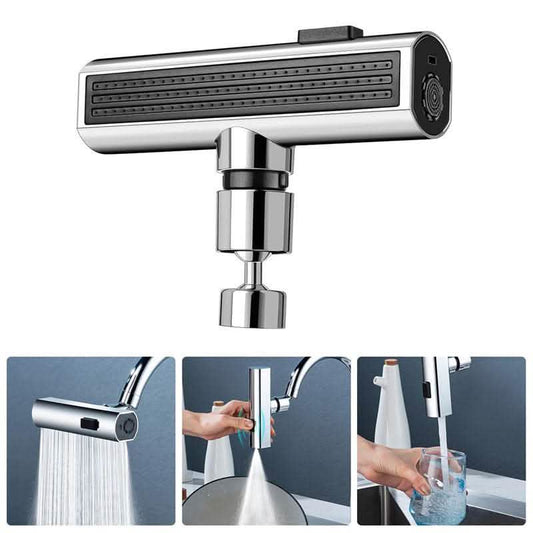 Kitchen Faucet Waterfall Outlet - Universal Rotating Bubbler - Vezir