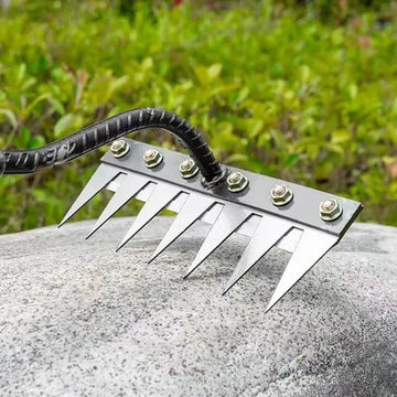 Heavy-Duty All-Steel Weeding & Tilling Rake Head
