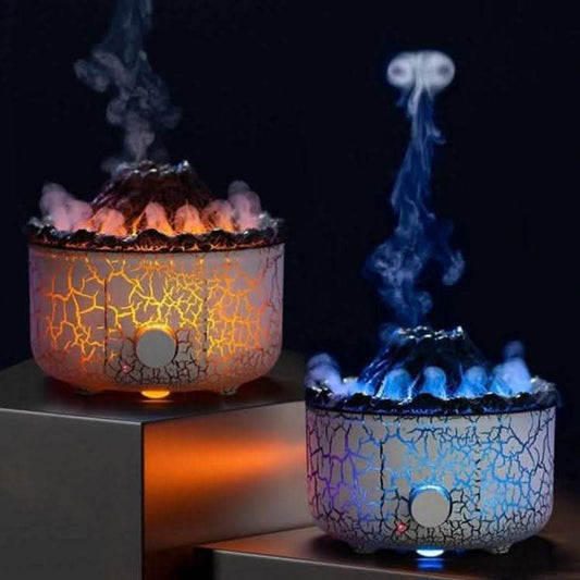 Creative Volcano Humidifier - Jellyfish Flame Aromatherapy - Vezir