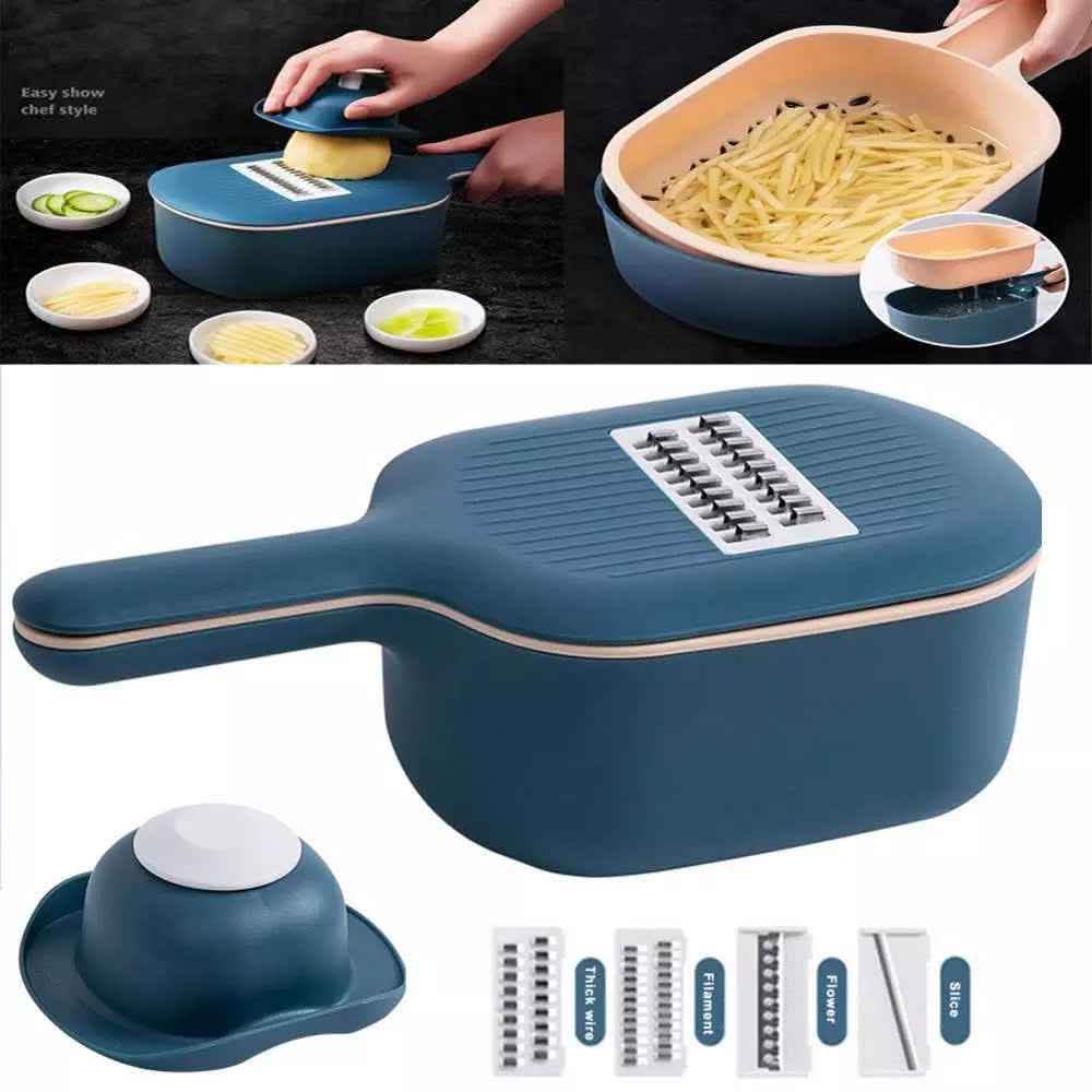 Multi-Function Vegetable Cutter - Kitchen Slicer Grater Set - Vezir