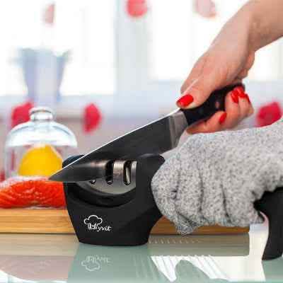 Diamond Tungsten Steel Knife Sharpener - Kitchen Tool - Vezir
