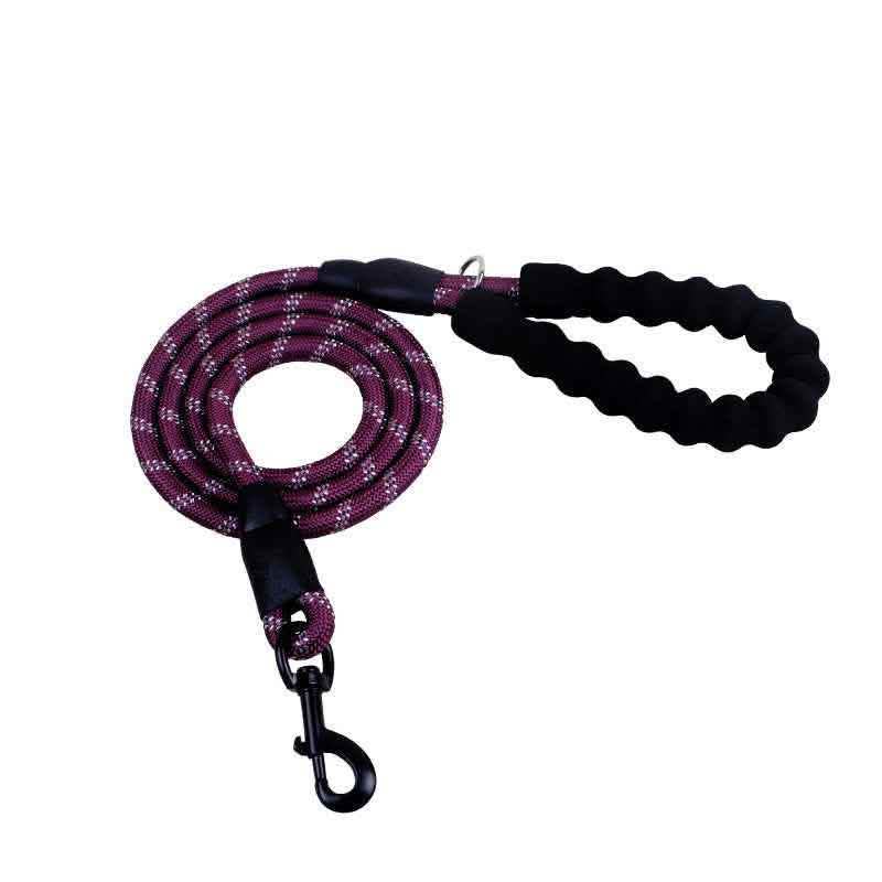 Reflective Dog Leash - Nylon Pet Training Rope for All Sizes - Vezir