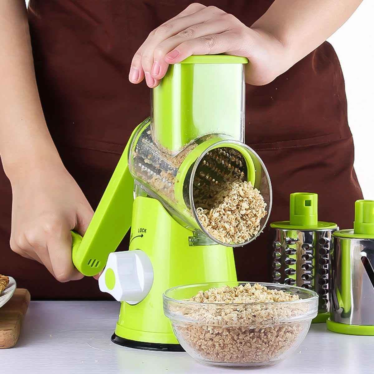 Round Mandoline Slicer - Vegetable Cutter Julienne Grater - Vezir
