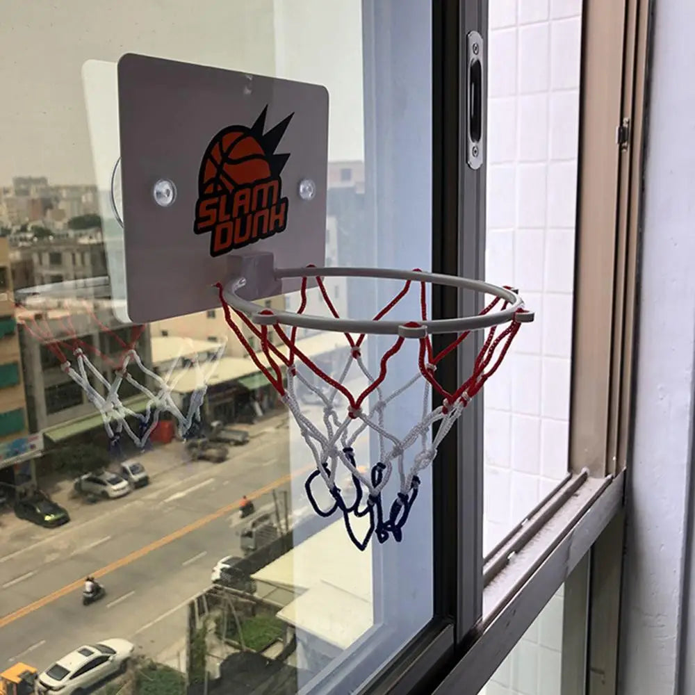 Mini Basketball Hoop Portable Funny Indoor Home Toy Stand Set for Kids Adults