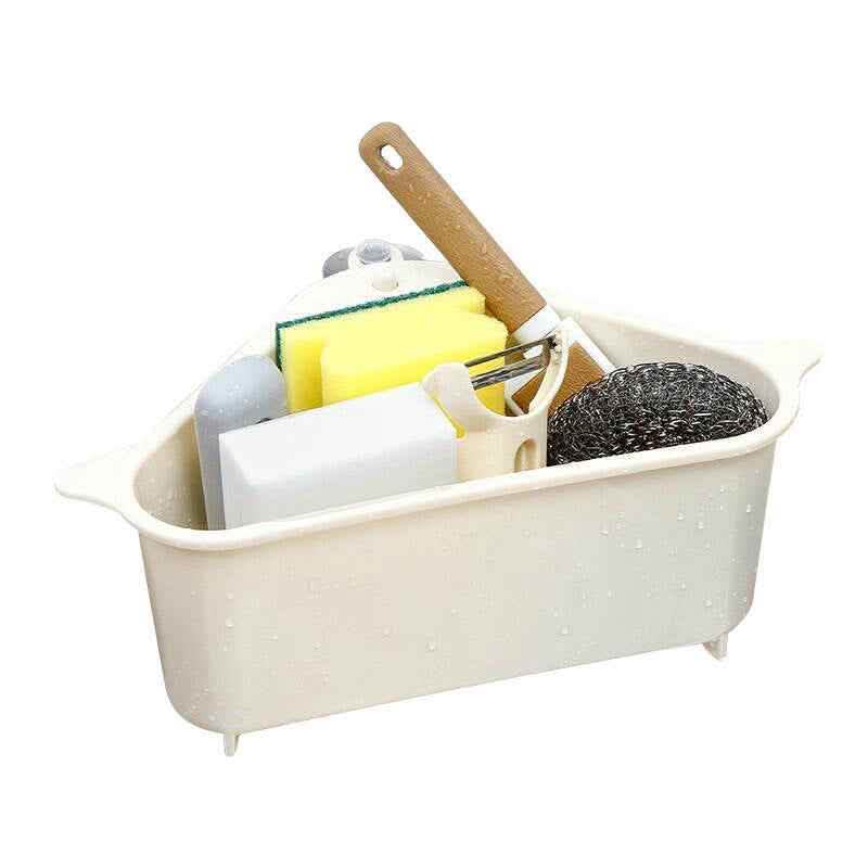 Kitchen Sink Triangle Storage Rack - Multi-Purpose Organizer - Vezir