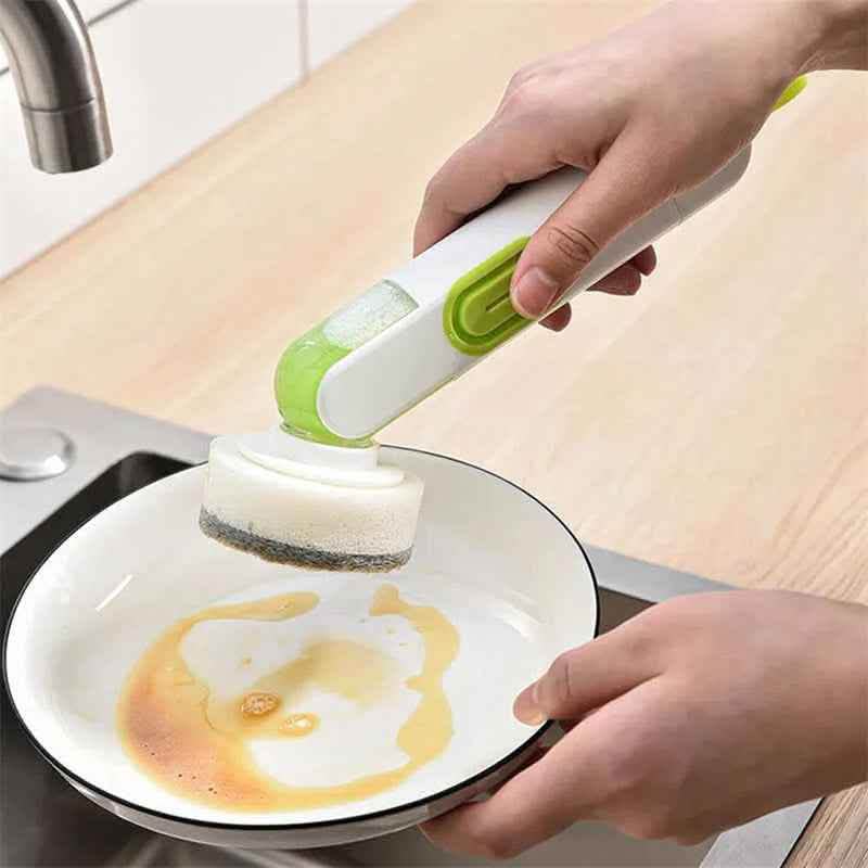 Elite Multi-Function Cleaning Brush - Liquid Dispenser System - Vezir