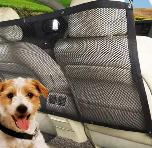 Car Pet Isolation Barrier - Safety Network for Dogs & Children - Vezir