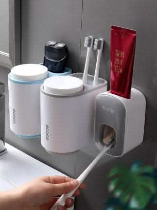 Automatic Toothpaste Dispenser - Wall Mount Bathroom Set - Vezir