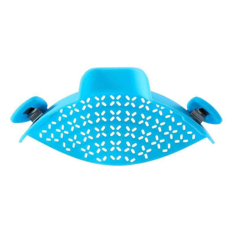 Silicone Pot Drain Stopper - Kitchen Side Strainer Gadget - Vezir