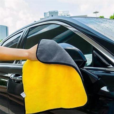Dual-Sided Car Wash Towel - Microfiber Cleaning Cloth - Vezir