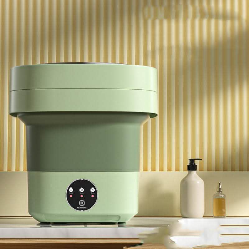 Mini Foldable Washing Machine - Portable Spin Dry Laundry - Vezir