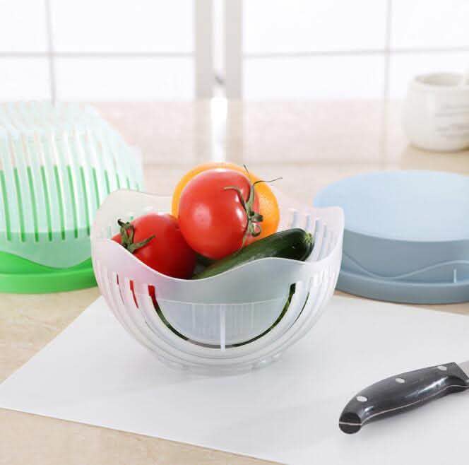 Creative Salad Cutter - Fruit Vegetable Chopping Tool - Vezir