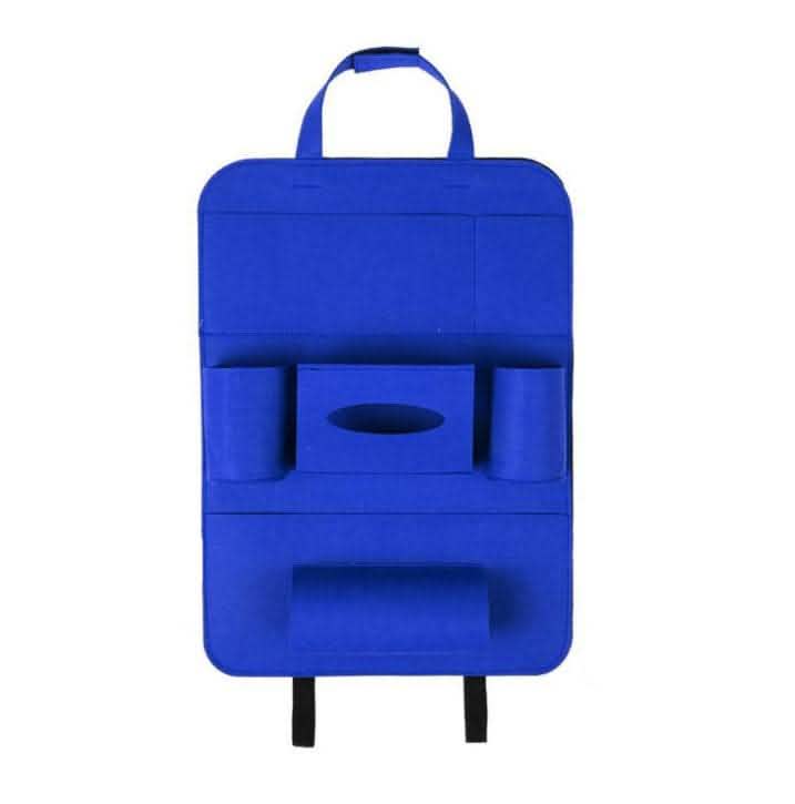 Car Backseat Organizer - Wool Felt Multi-Pocket Storage Bag - Vezir