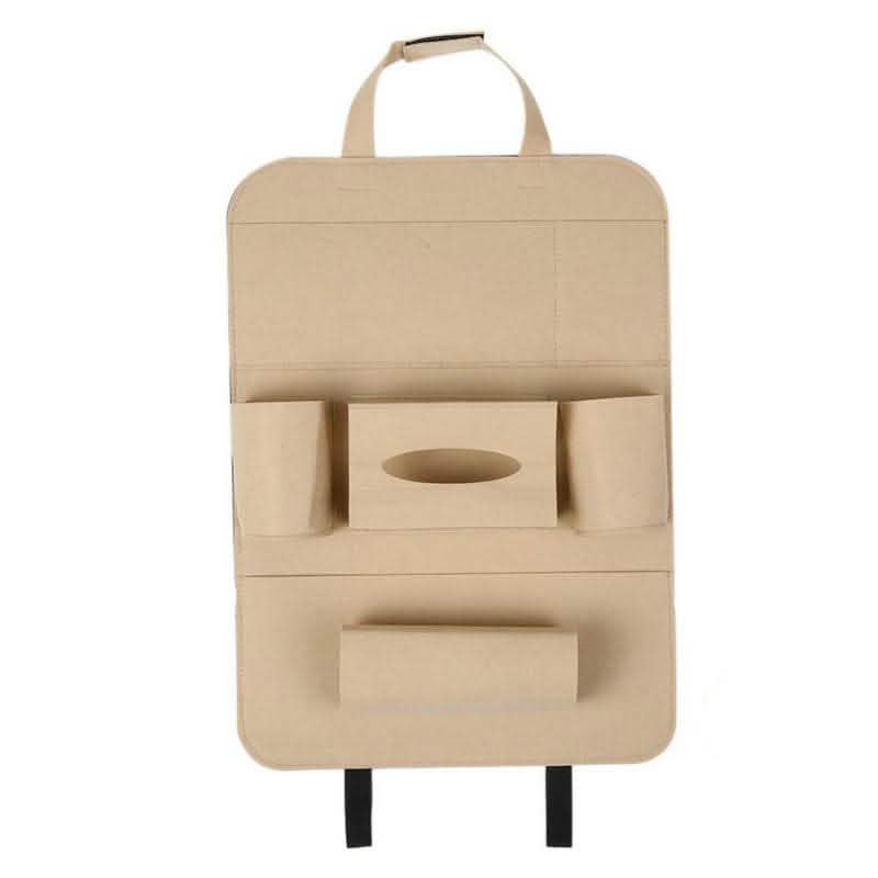 Car Backseat Organizer - Wool Felt Multi-Pocket Storage Bag - Vezir