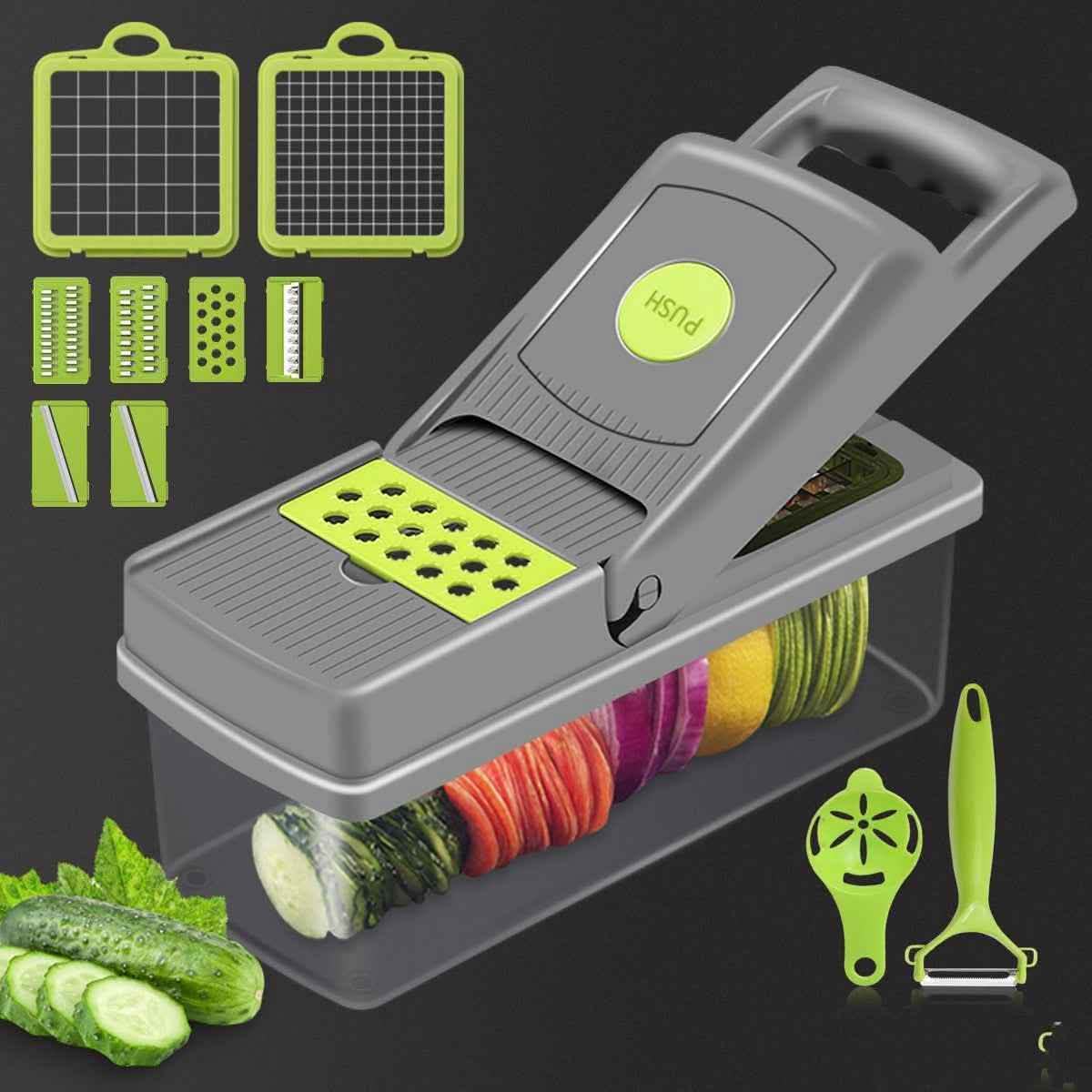 Vegetable Silk Cutter - Kitchen Julienne Slicer Gadget - Vezir