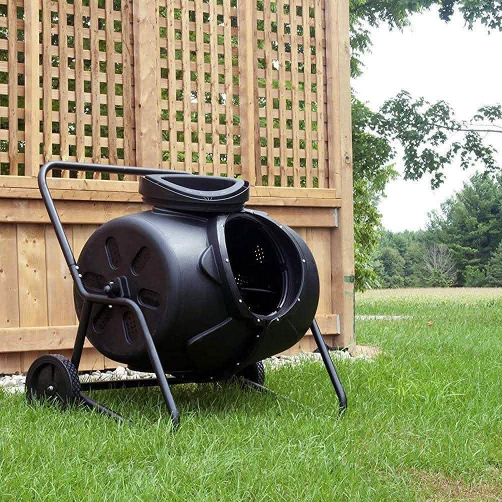 Rotary Compost Tumbler - Easy Turn Garden Composter - Vezir