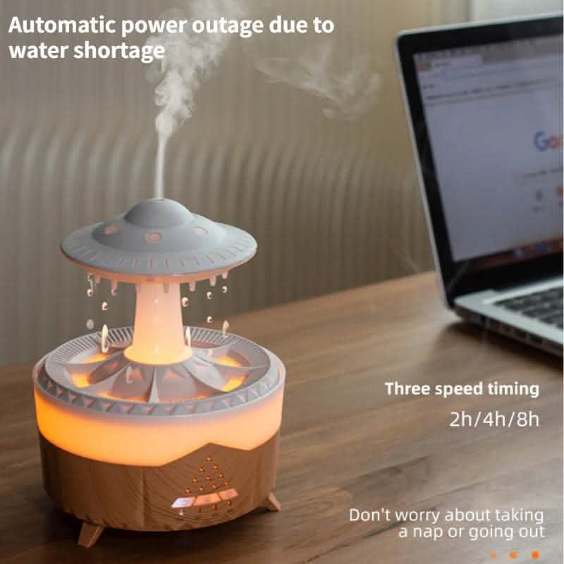 UFO Raindrop Humidifier - USB Aromatherapy Air Diffuser - Vezir