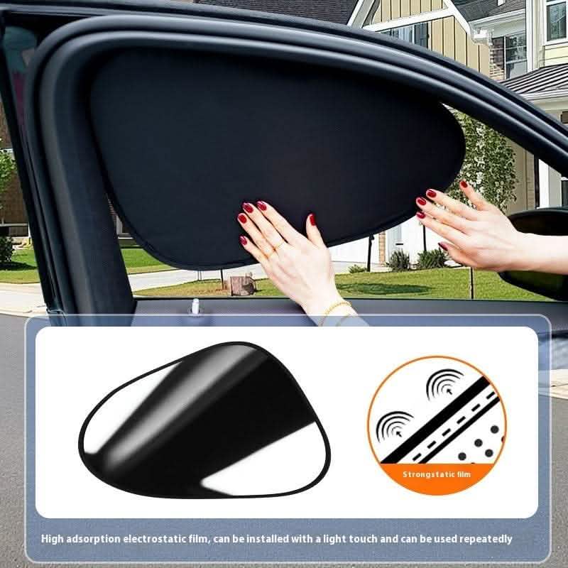 Car Sun Protection Curtain - Auto Vent Heat Insulation Shield - Vezir