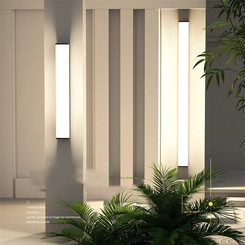 Waterproof LED Strip Wall Light - Outdoor Security Lighting - Vezir