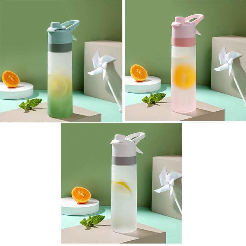 Spray Water Bottle - Large Capacity Outdoor Sports Fitness Cup - Vezir