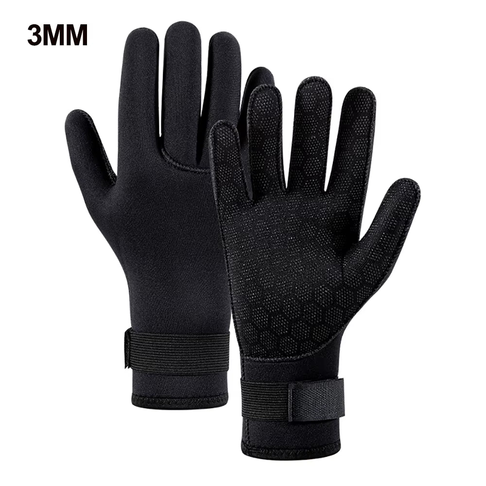 3Mm Neoprene Diving Gloves Cut Resistant Keep Warm Snorkeling Paddling Surfing Kayaking Canoeing Spearfishing Water Sports