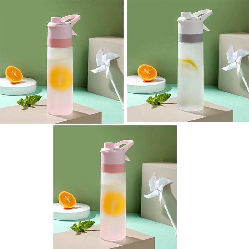Spray Water Bottle - Large Capacity Outdoor Sports Fitness Cup - Vezir