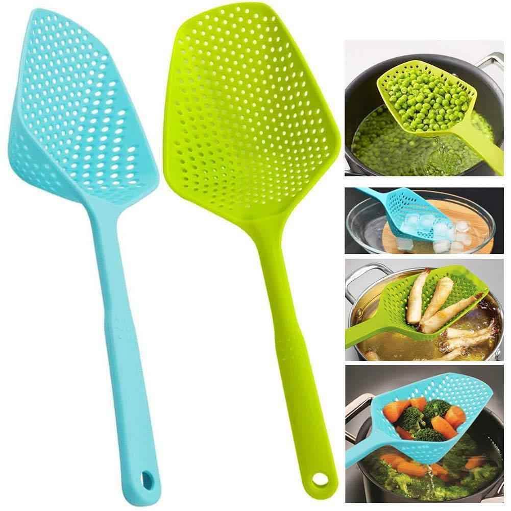 Elite Nylon Strainer Scoop - Large Kitchen Colander Tool - Vezir
