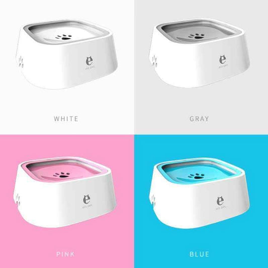 Splash-Proof Floating Dog Bowl - 1.5L Portable Pet Feeder - Vezir