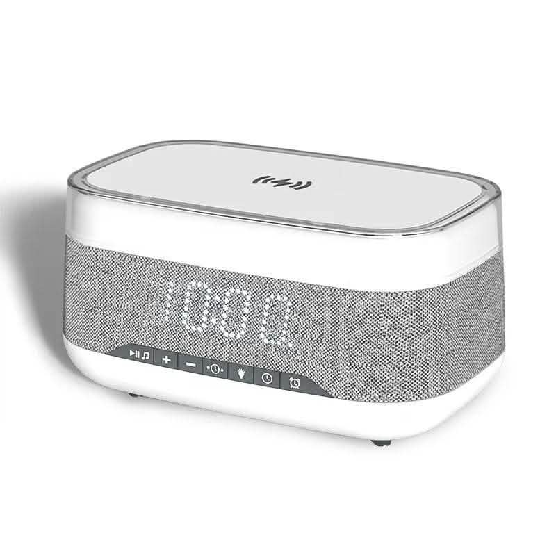 Smart Multifunctional Alarm Clock - Bluetooth Speaker Wireless Charger - Vezir