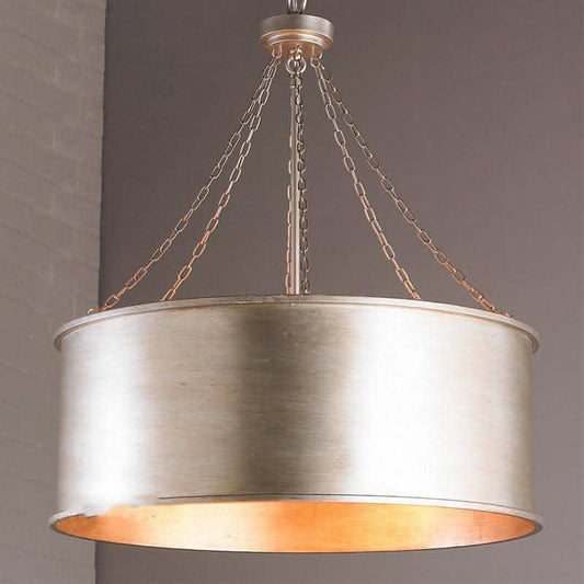 Antique Iron Chandelier - Rustic Farmhouse Lighting - Vezir