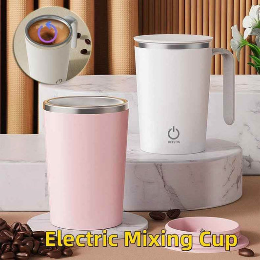Electric Mixing Coffee Cup - Automatic Stirring Magnetic Mug - Vezir