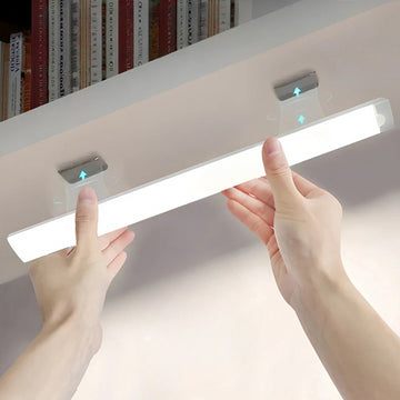 Night Lights Wireless LED Motion Sensor Lamp USB Rechargeable Magnetic for Wardrobe Room Closet Kitchen Aisle Tube Detector Bulb