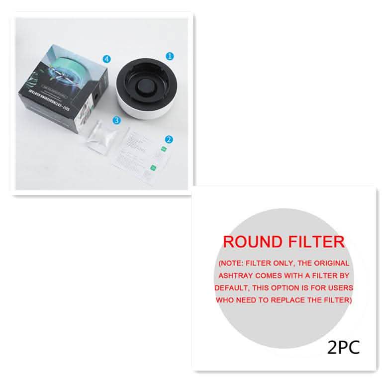 Smart Air Purifying Ashtray - Smoke Removal & Anion Technology - Vezir
