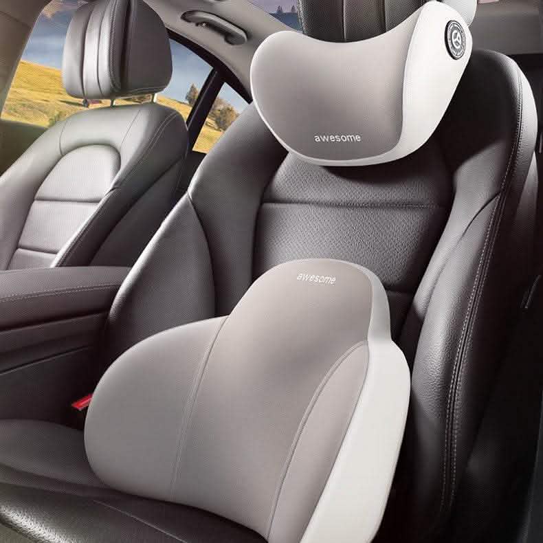 Premium Automotive Headrest Lumbar Support Pillow - Vezir
