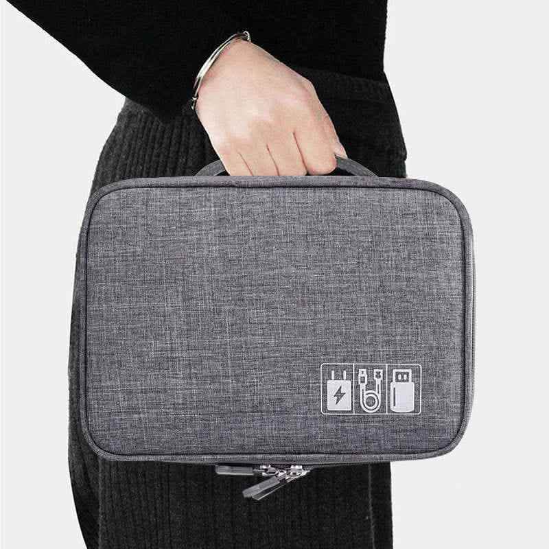 Electronics Organizer - Travel Cable Storage Bag Waterproof - Vezir