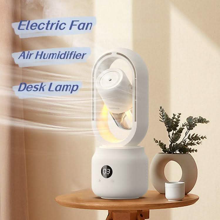 Water Cooled Mist Fan - USB Rechargeable Bladeless Humidifier - Vezir