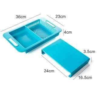Multi-Function Cutting Board - Sink Drain Basket Kitchen Tool - Vezir