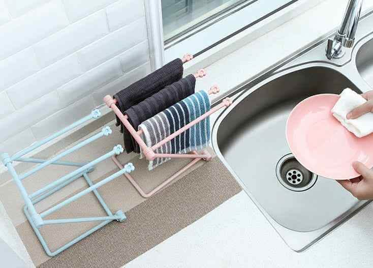 Foldable Dishcloth Shelf - Kitchen Organizer Gadget - Vezir