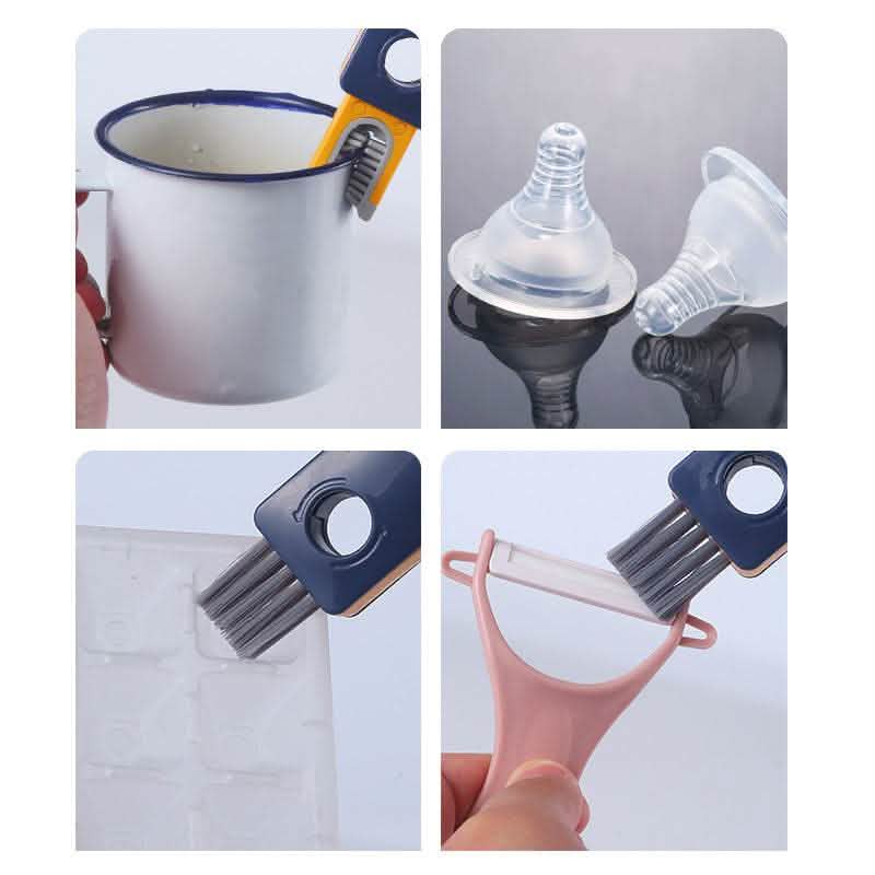 4-in-1 Bottle Cleaner Brush - Silicone U-Shaped Cleaning Set - Vezir