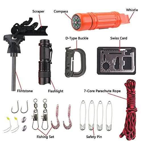 Survival Tool Set - Outdoor Adventure SOS Emergency Kit - Vezir
