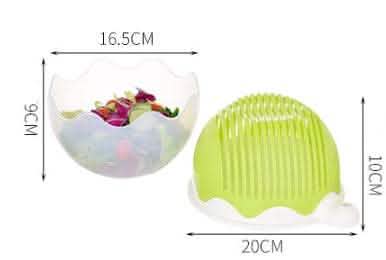 Creative Salad Cutter - Fruit Vegetable Chopping Tool - Vezir