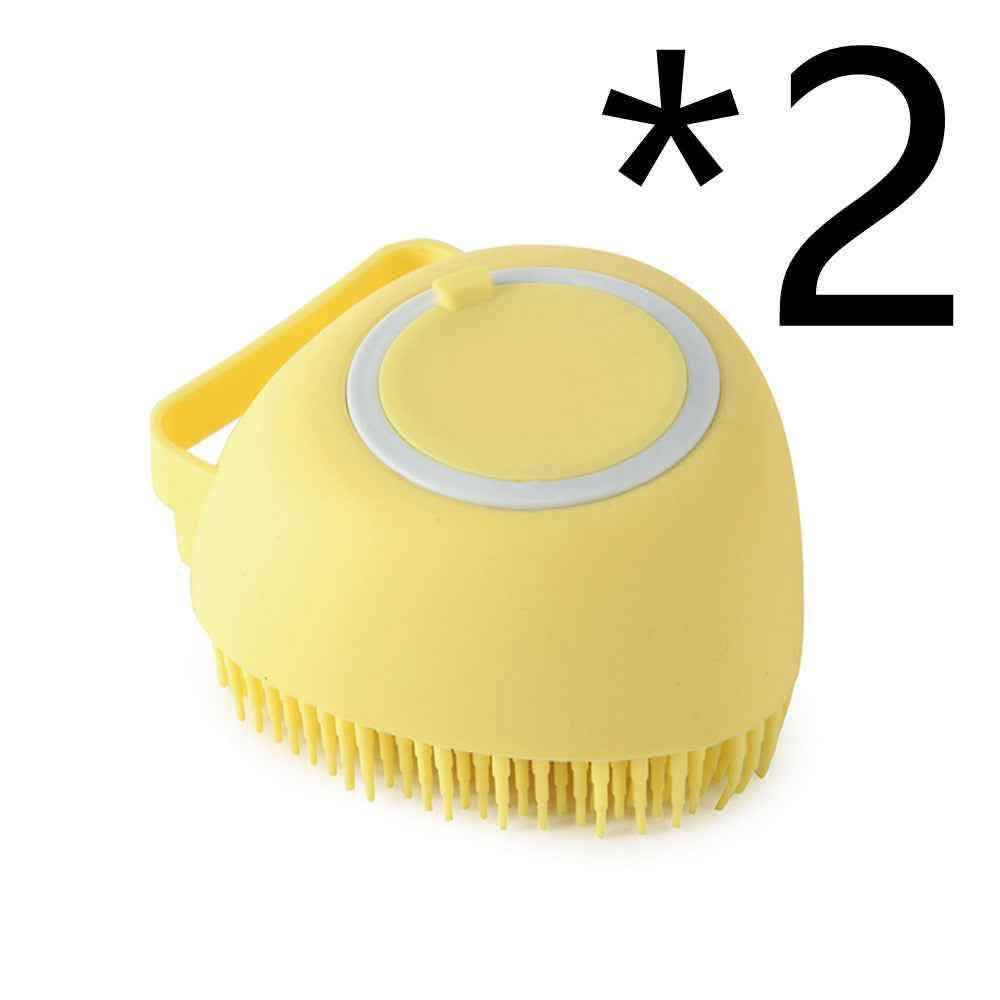 Elite Silicone Bath Massage Gloves - Professional Pet Grooming - Vezir