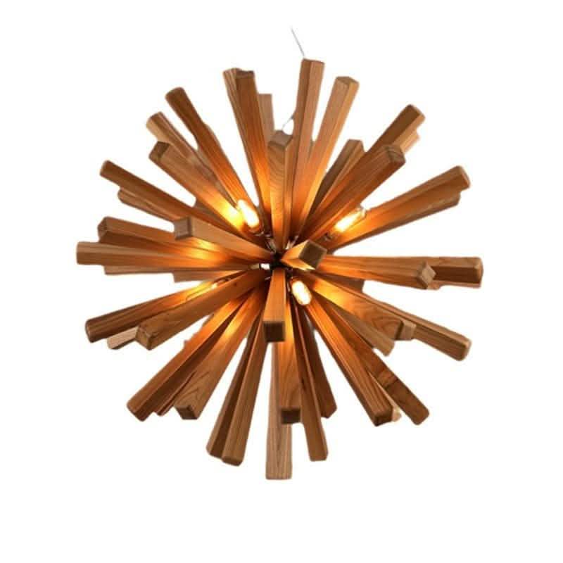 Nordic Wood Art Chandelier - Creative Personality Lighting - Vezir